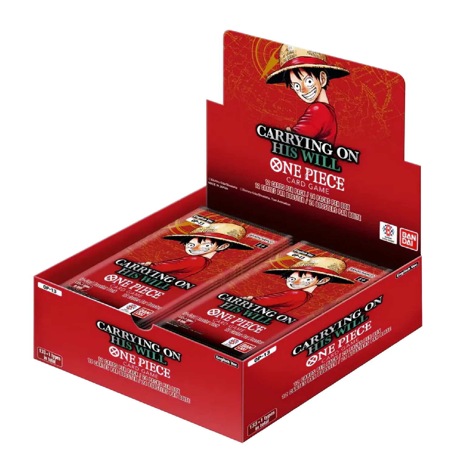 One Piece Card Game: OP-13 - Carrying On His Will Booster Box