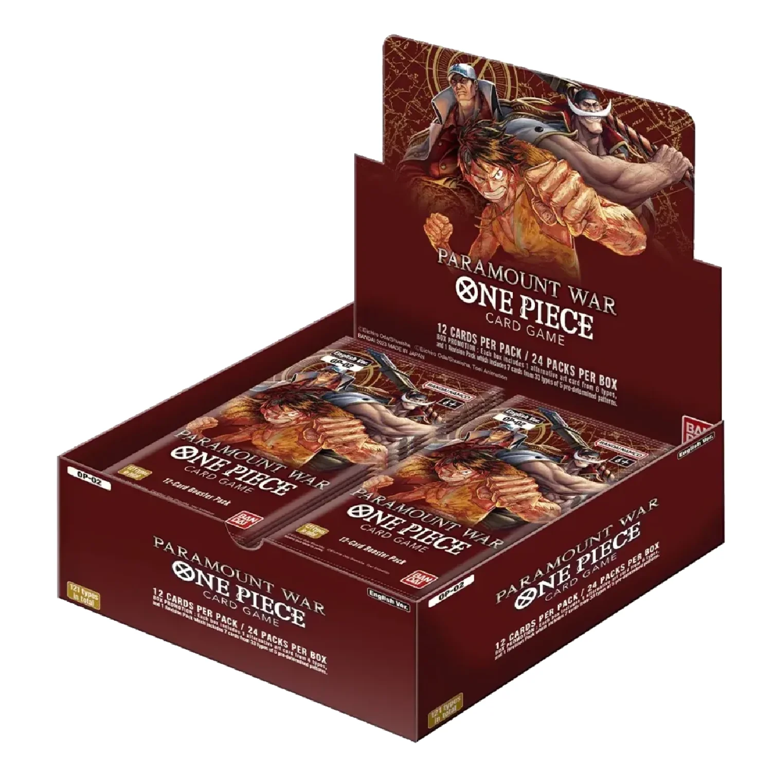 One Piece Card Game: OP-02 Paramount War - Booster Box