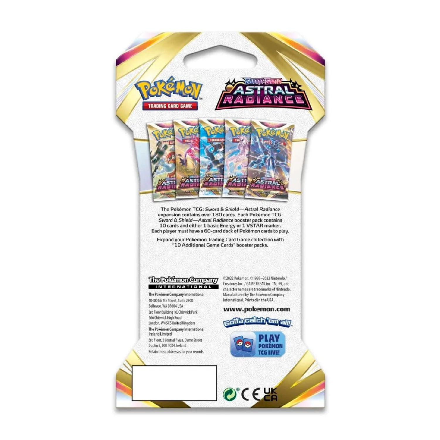Pokemon TCG: Astral Radiance Sleeved Booster Pack - Image 8