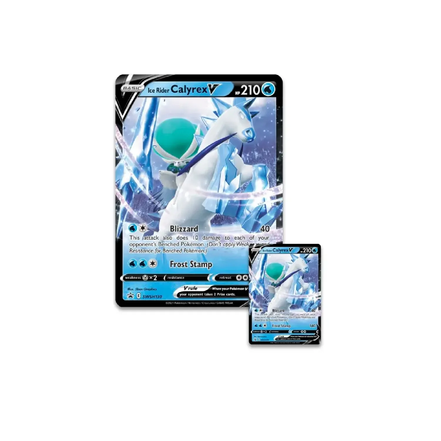 Pokemon TCG: Chilling Reign Ice Rider Calyrex V Collection Box - Image 3