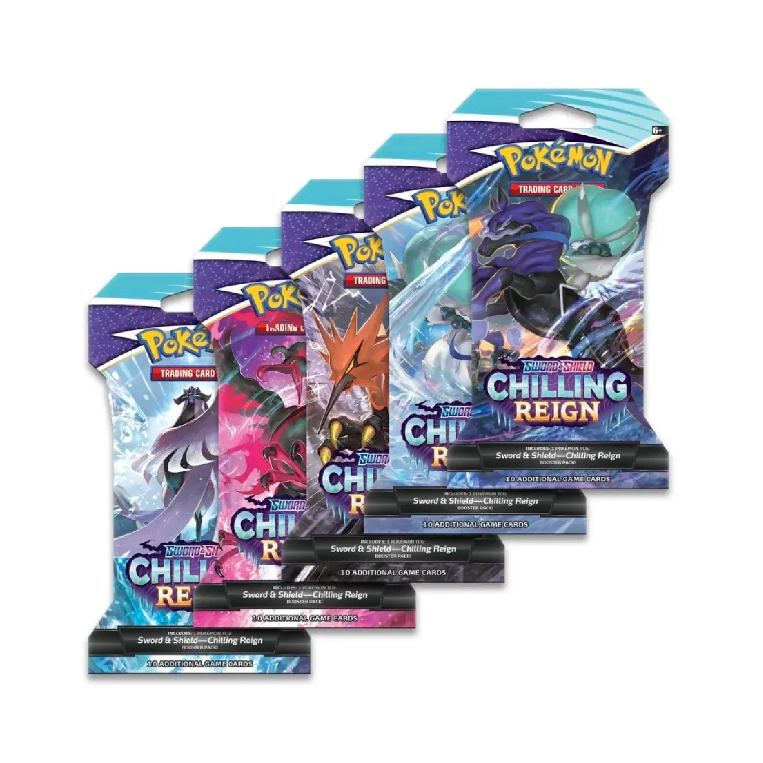 Pokemon TCG: Chilling Reign Sleeved Booster Pack - Image 7
