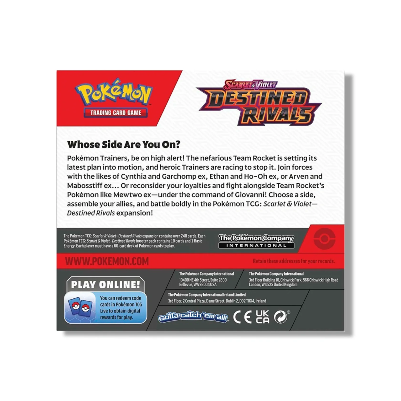 Pokemon TCG: Destined Rivals - Booster Box + Charizard 12-Pocket Binder Bundle - Image 3