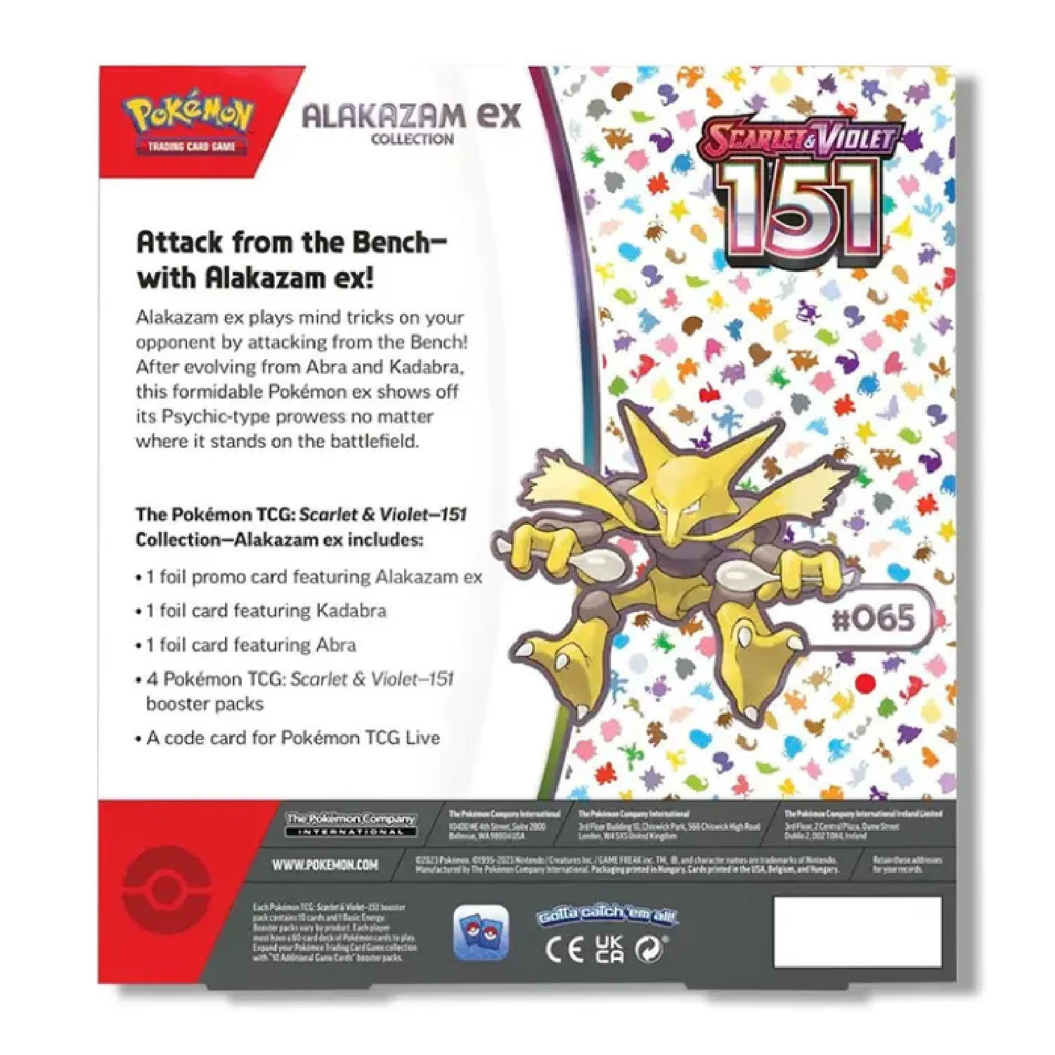 Pokemon TCG: Scarlet & Violet 151 - Alakazam ex Collection - Image 6