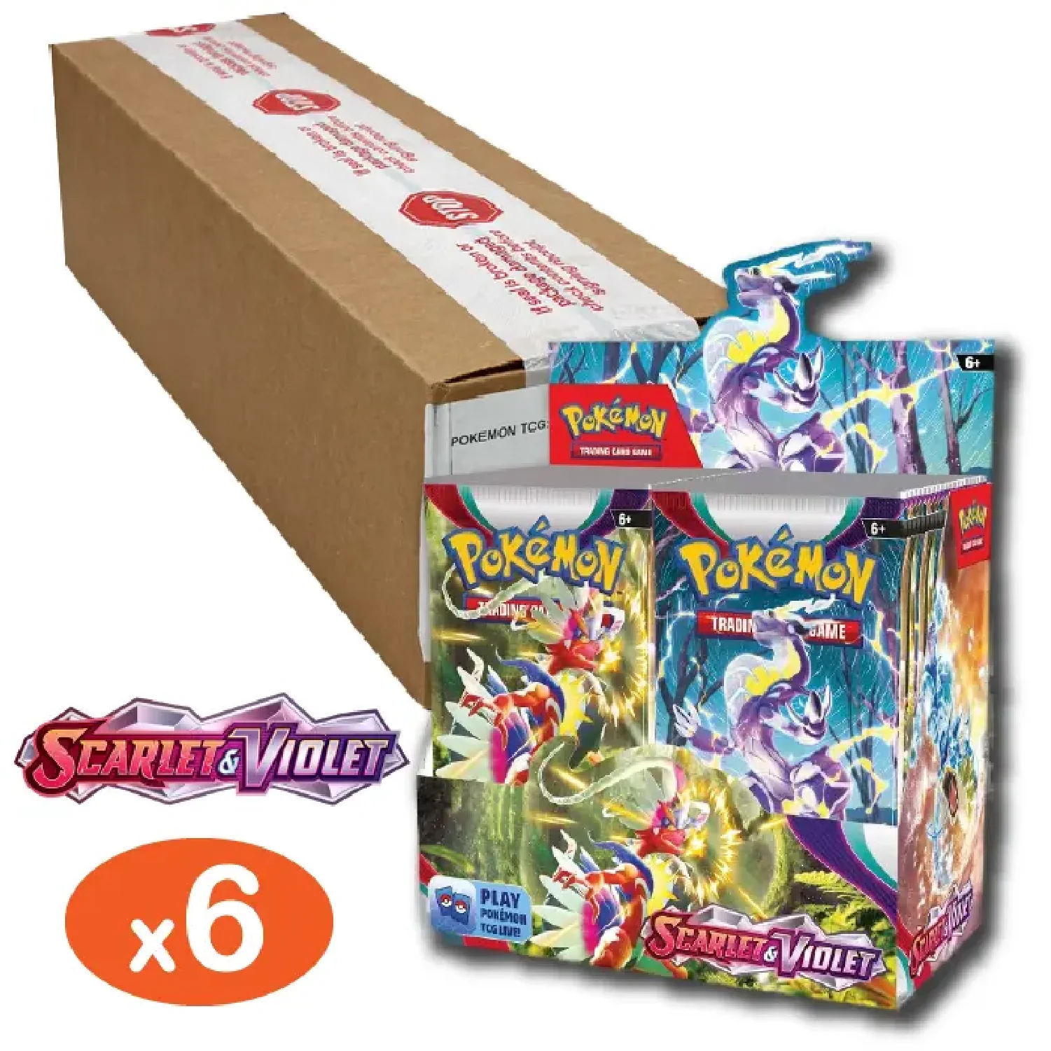 Pokemon TCG: Scarlet & Violet Base Set - 6x Booster Box [Sealed Case]
