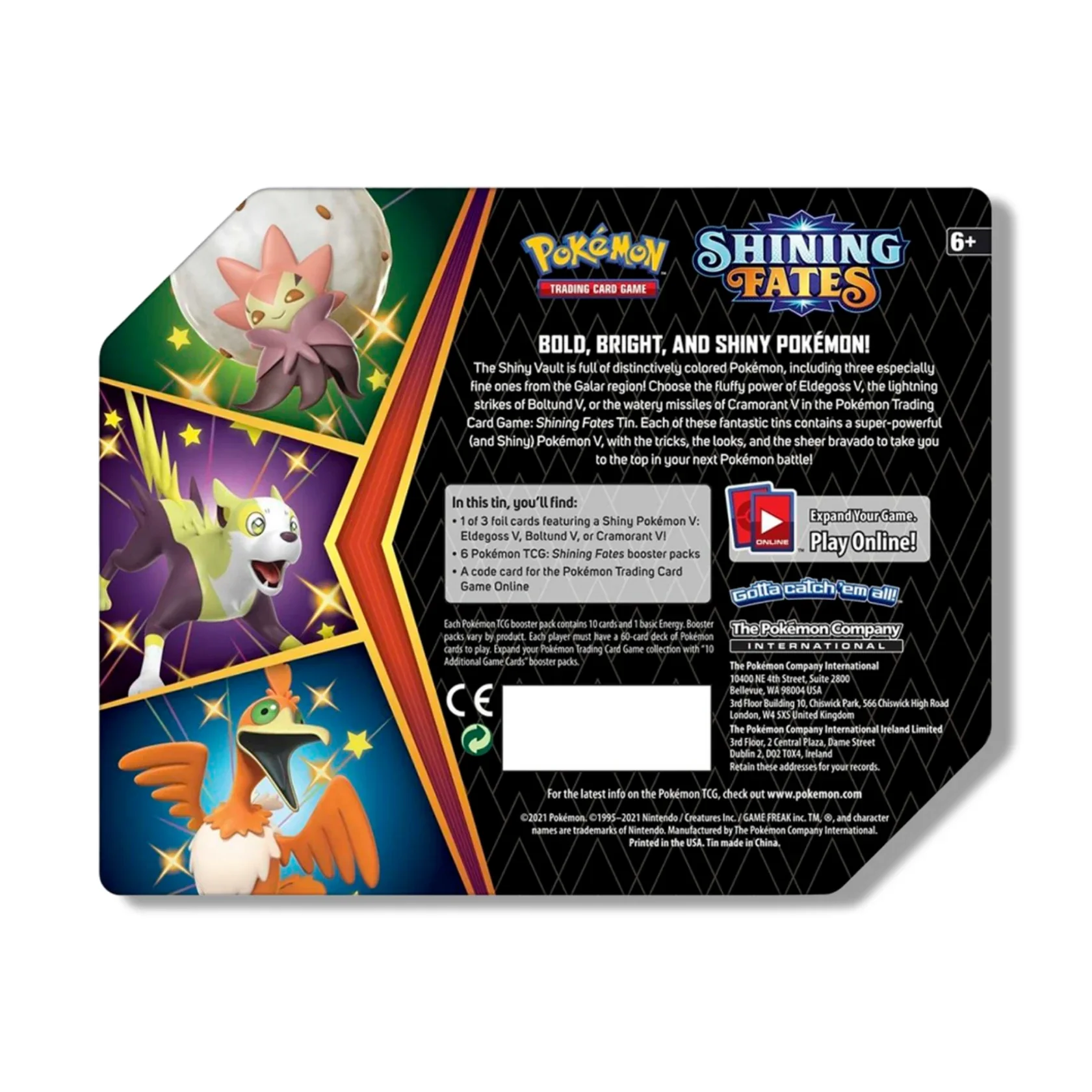 Pokemon TCG: Shinning Fates Tin Eldegoss V - Image 3