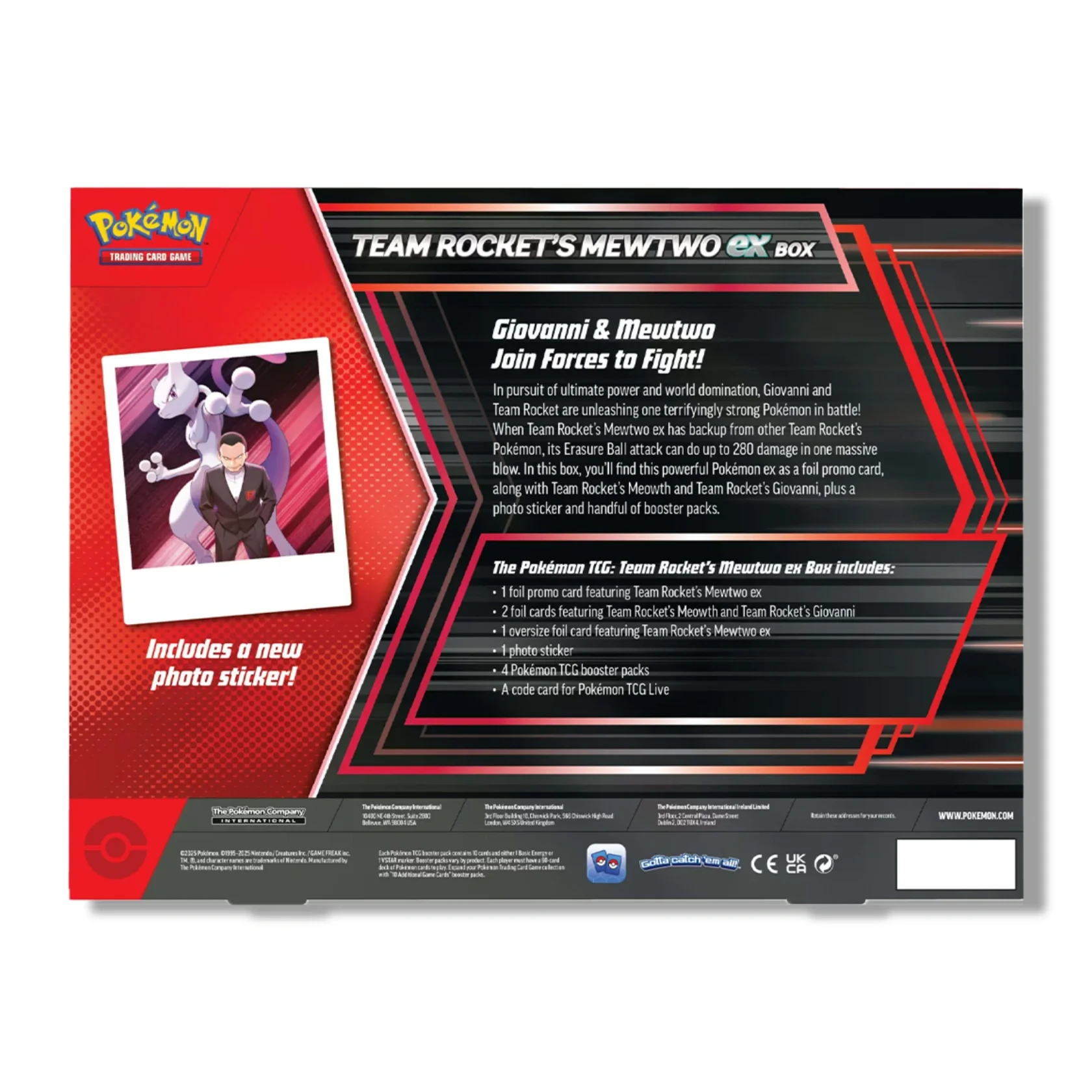 Pokemon TCG: Team Rocket's Mewtwo ex Box - Image 2