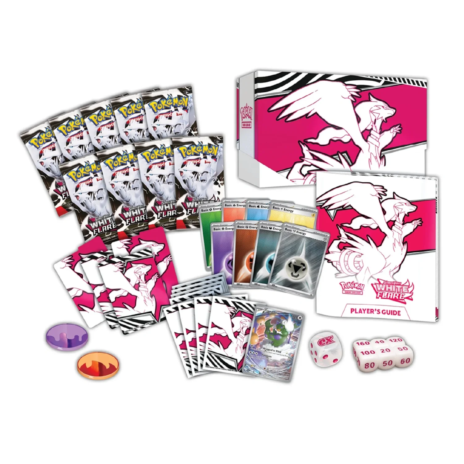 Pokemon TCG: White Flare - Elite Trainer Box + Acrylic Display Case Bundle - Image 3