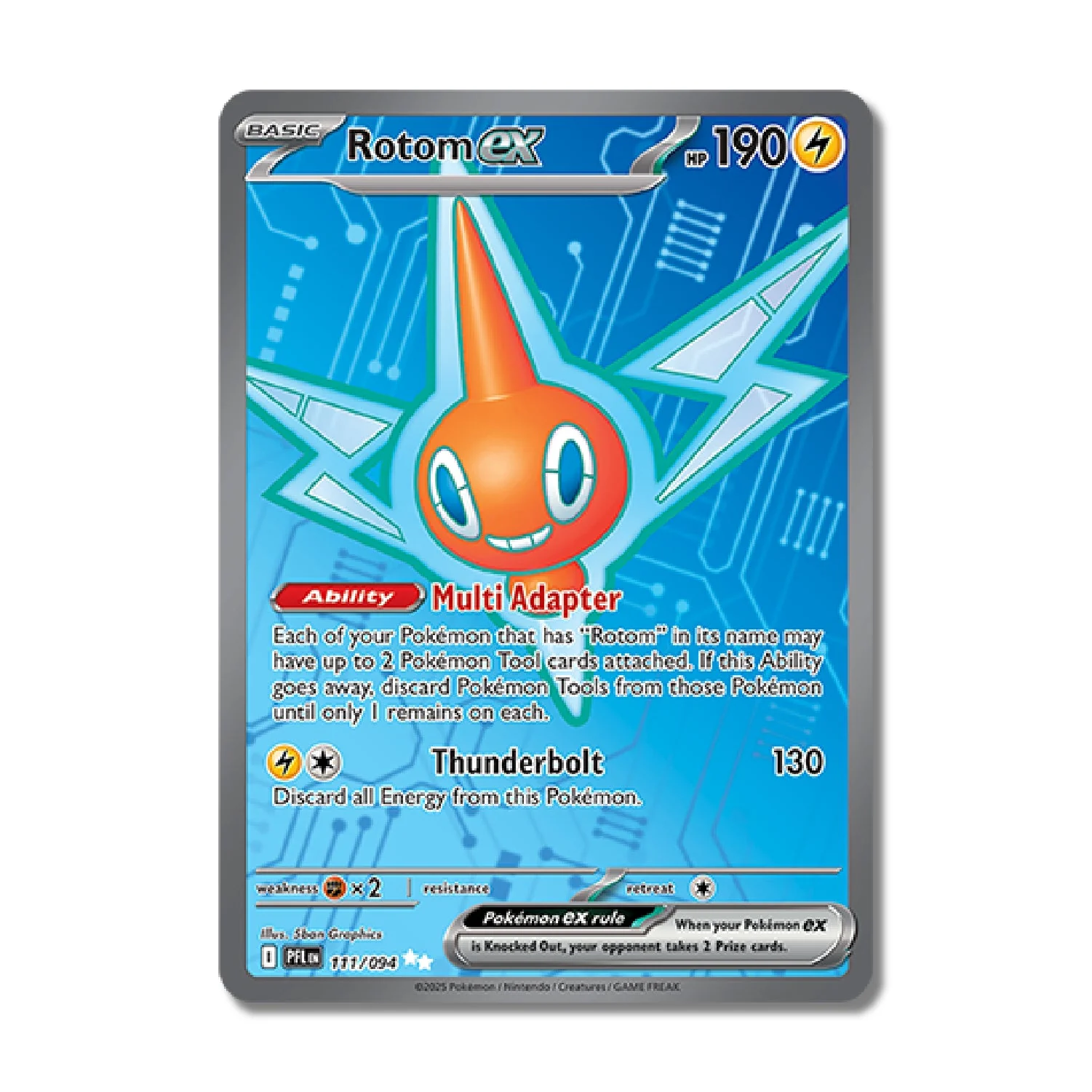 Rotom ex #111 - Phantasmal Flames